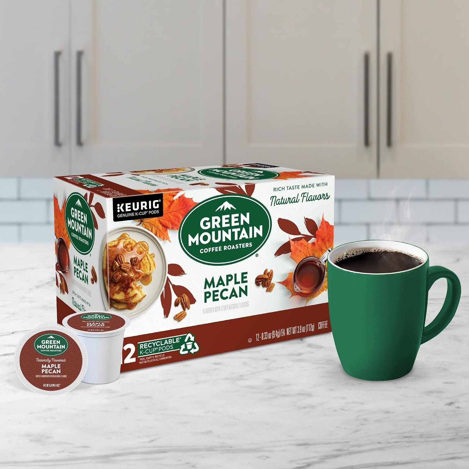 image:imageGreen Mountain Coffee Roasters Caramel Vanilla Cream Coffee Keurig SingleServe KCup pods Light Roast 96 CountMaple Pecan