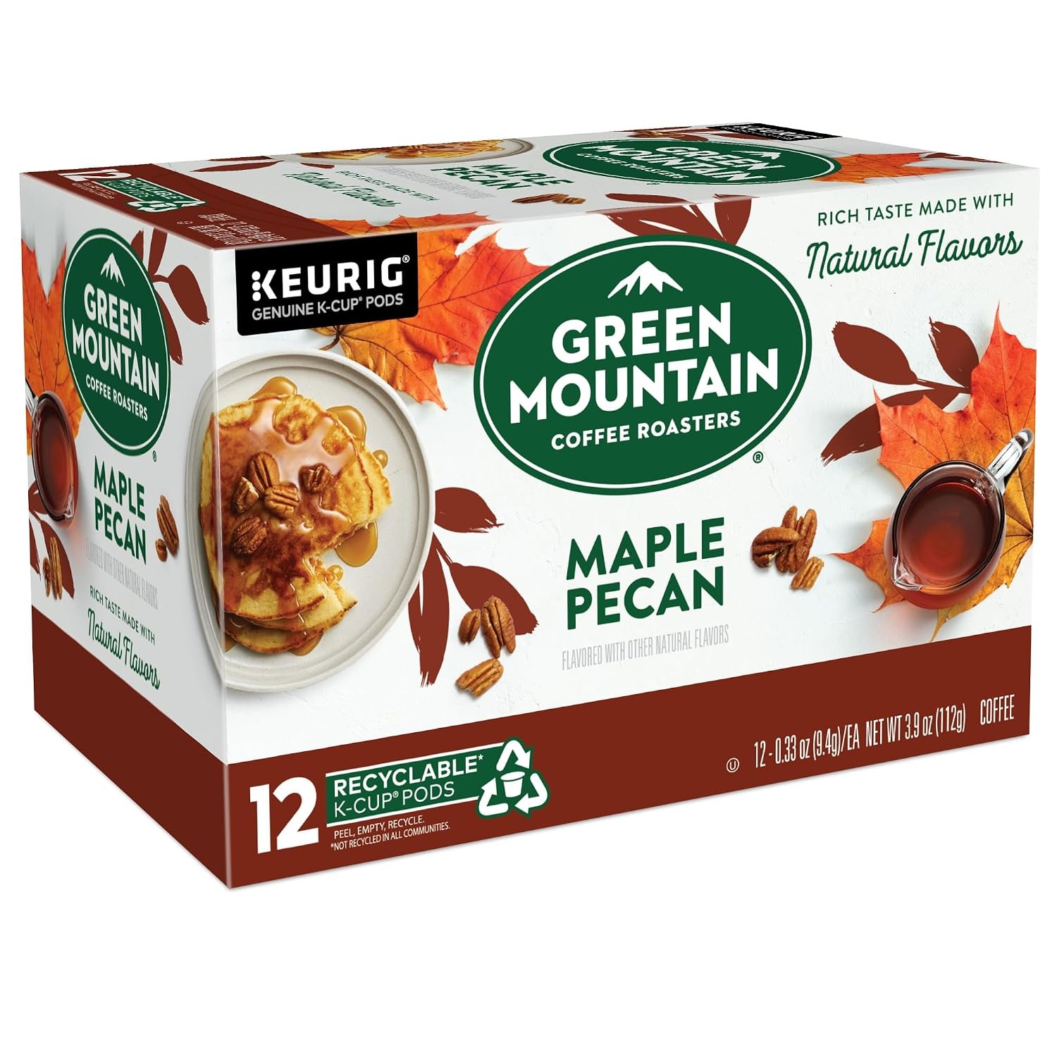 image:imageGreen Mountain Coffee Roasters Caramel Vanilla Cream Coffee Keurig SingleServe KCup pods Light Roast 96 CountMaple Pecan