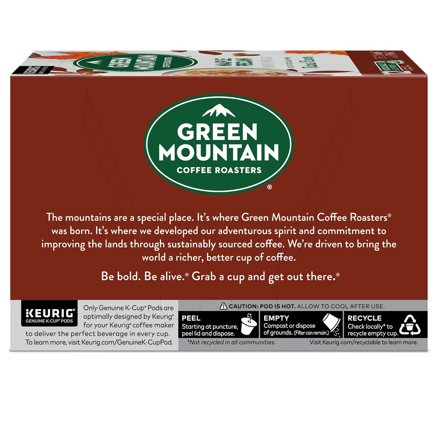 image:imageGreen Mountain Coffee Roasters Caramel Vanilla Cream Coffee Keurig SingleServe KCup pods Light Roast 96 CountMaple Pecan