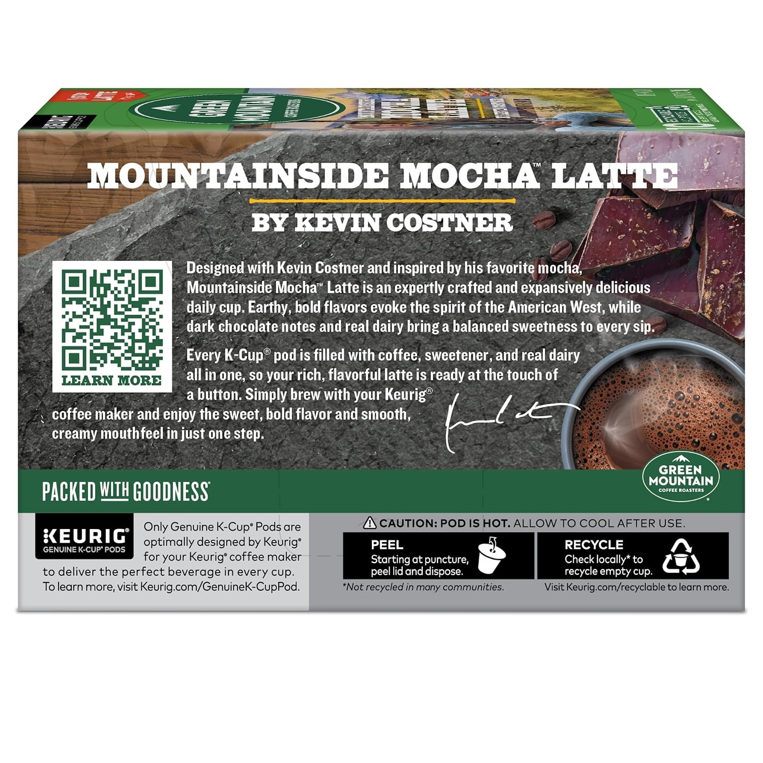 image:imageGreen Mountain Coffee Roasters Caramel Vanilla Cream Coffee Keurig SingleServe KCup pods Light Roast 96 CountMountainside Mocha Latte