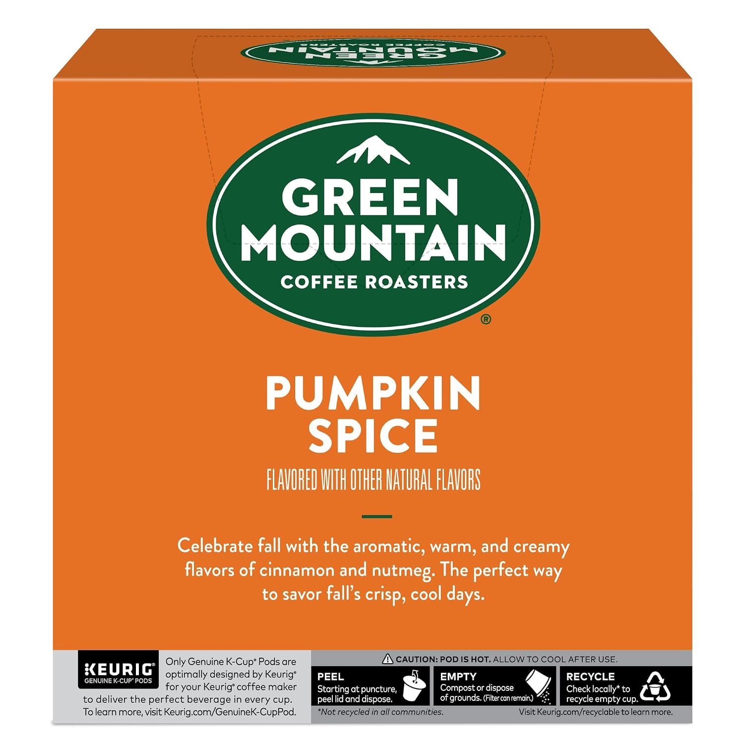 image:imageGreen Mountain Coffee Roasters Caramel Vanilla Cream Coffee Keurig SingleServe KCup pods Light Roast 96 CountPumpkin Spice