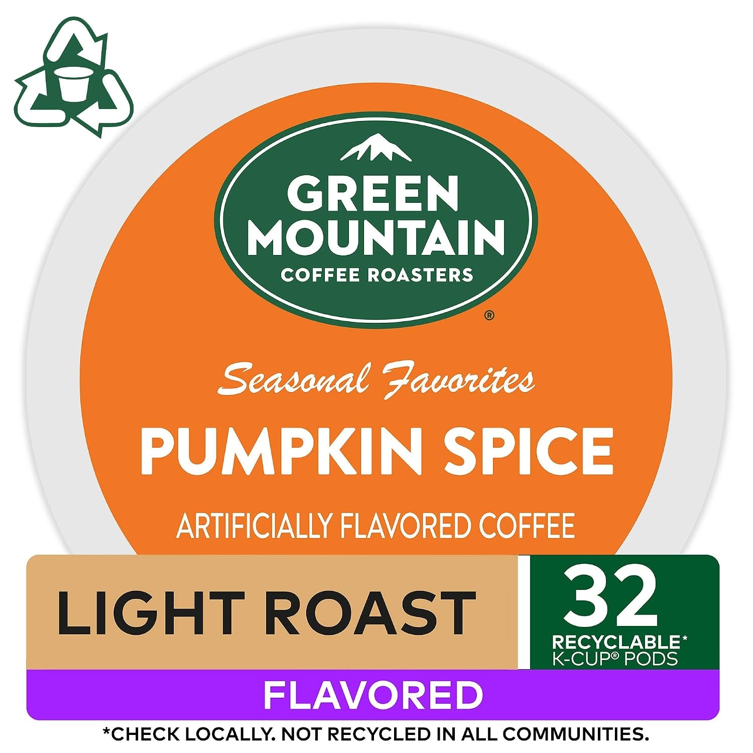 image:imageGreen Mountain Coffee Roasters Caramel Vanilla Cream Coffee Keurig SingleServe KCup pods Light Roast 96 CountPumpkin Spice