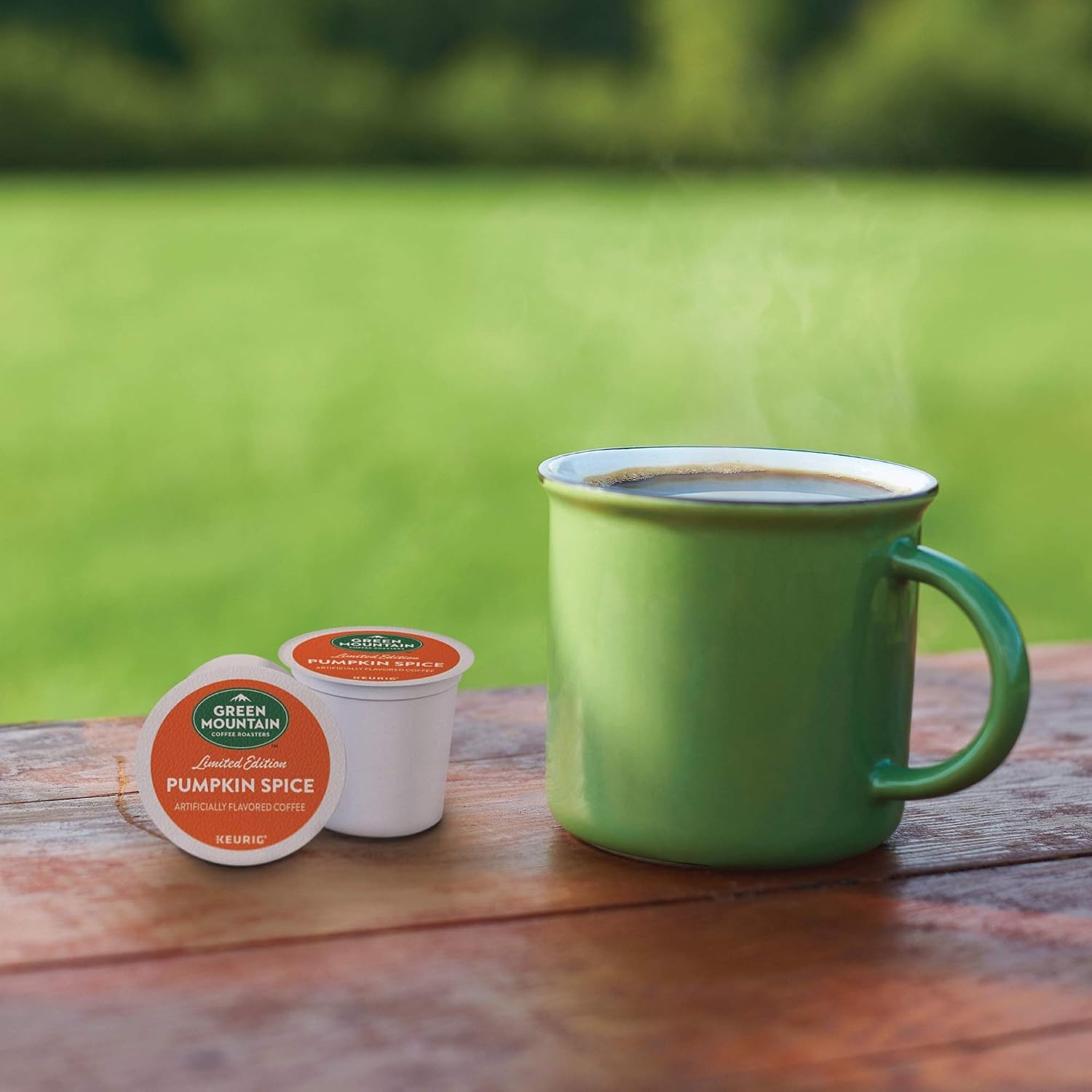image:imageGreen Mountain Coffee Roasters Caramel Vanilla Cream Coffee Keurig SingleServe KCup pods Light Roast 96 CountPumpkin Spice
