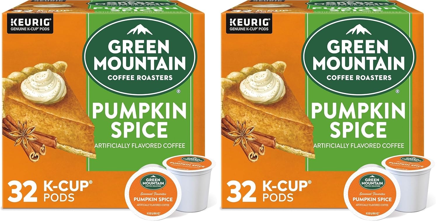 image:imageGreen Mountain Coffee Roasters Caramel Vanilla Cream Coffee Keurig SingleServe KCup pods Light Roast 96 CountPumpkin Spice