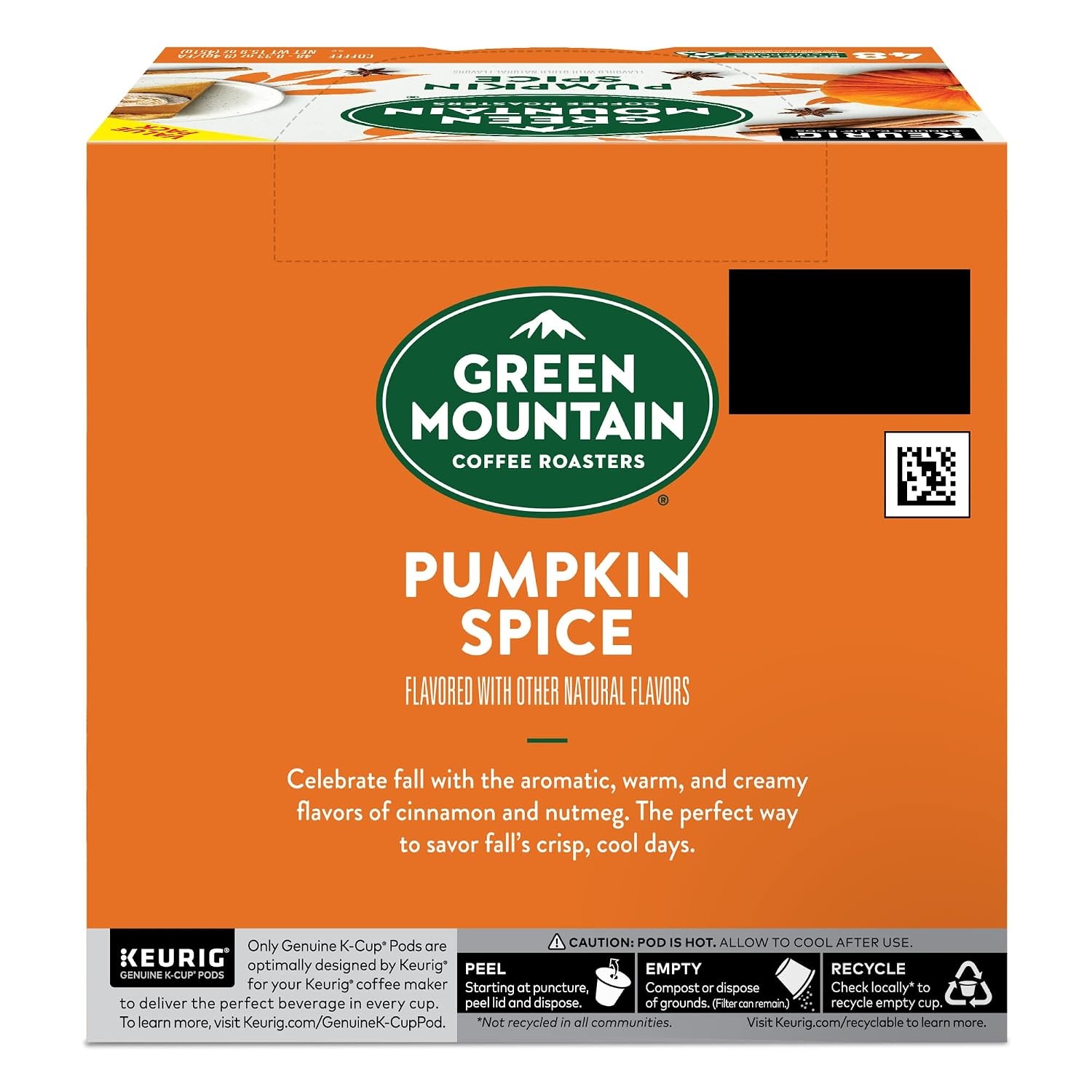 image:imageGreen Mountain Coffee Roasters Caramel Vanilla Cream Coffee Keurig SingleServe KCup pods Light Roast 96 CountPumpkin Spice