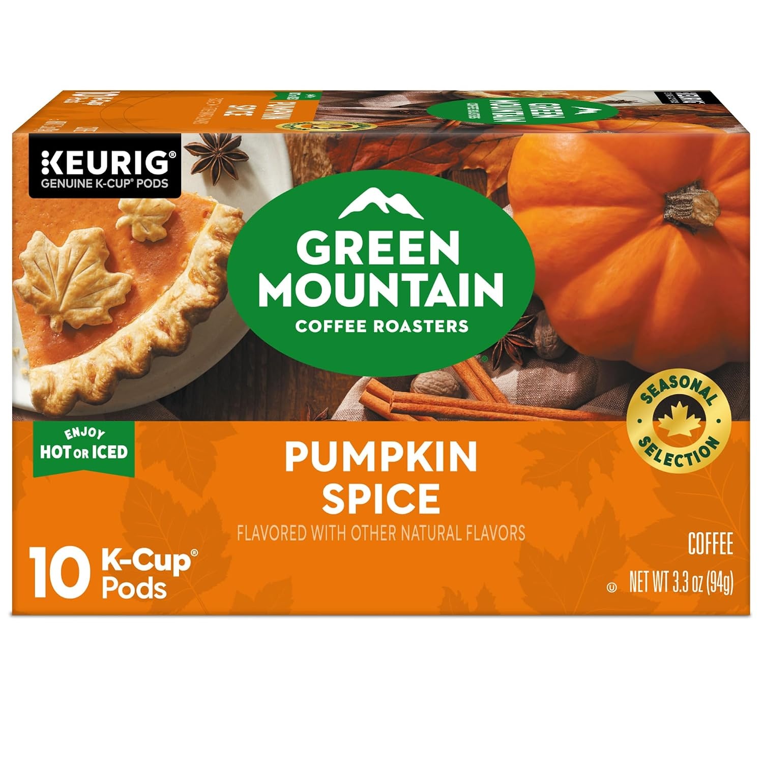 image:imageGreen Mountain Coffee Roasters Caramel Vanilla Cream Coffee Keurig SingleServe KCup pods Light Roast 96 CountPumpkin Spice