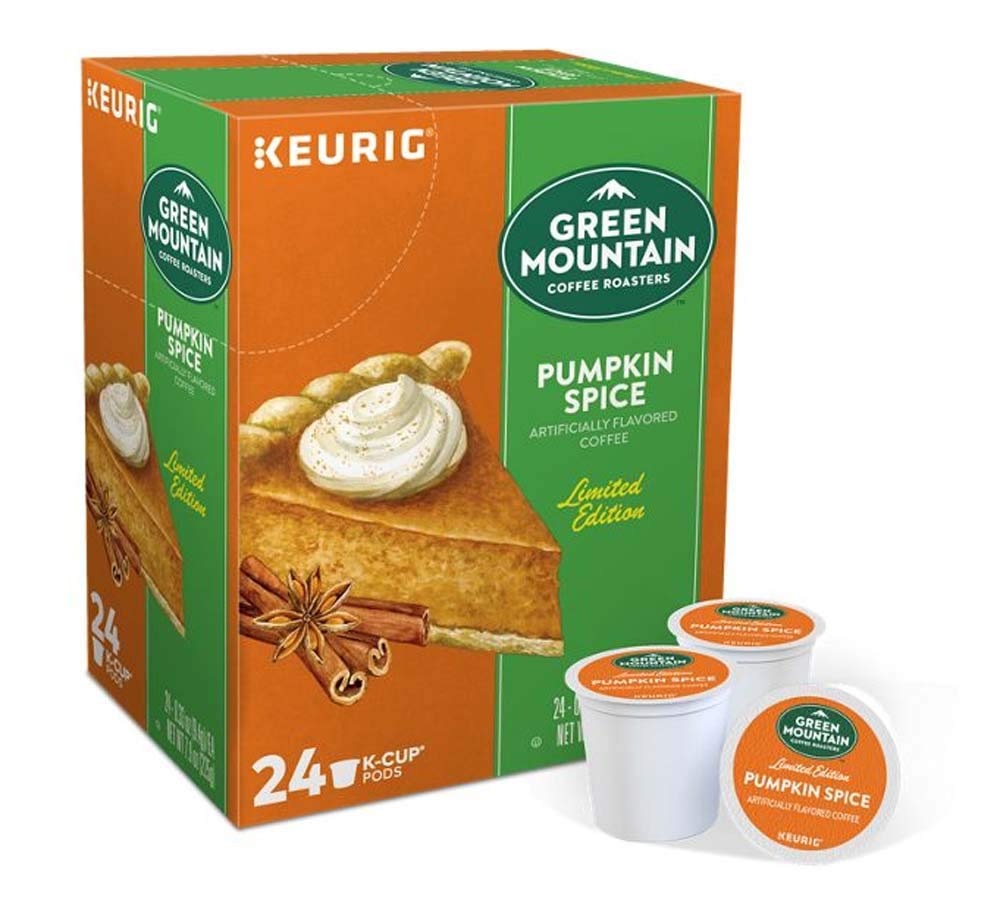image:imageGreen Mountain Coffee Roasters Caramel Vanilla Cream Coffee Keurig SingleServe KCup pods Light Roast 96 CountPumpkin Spice