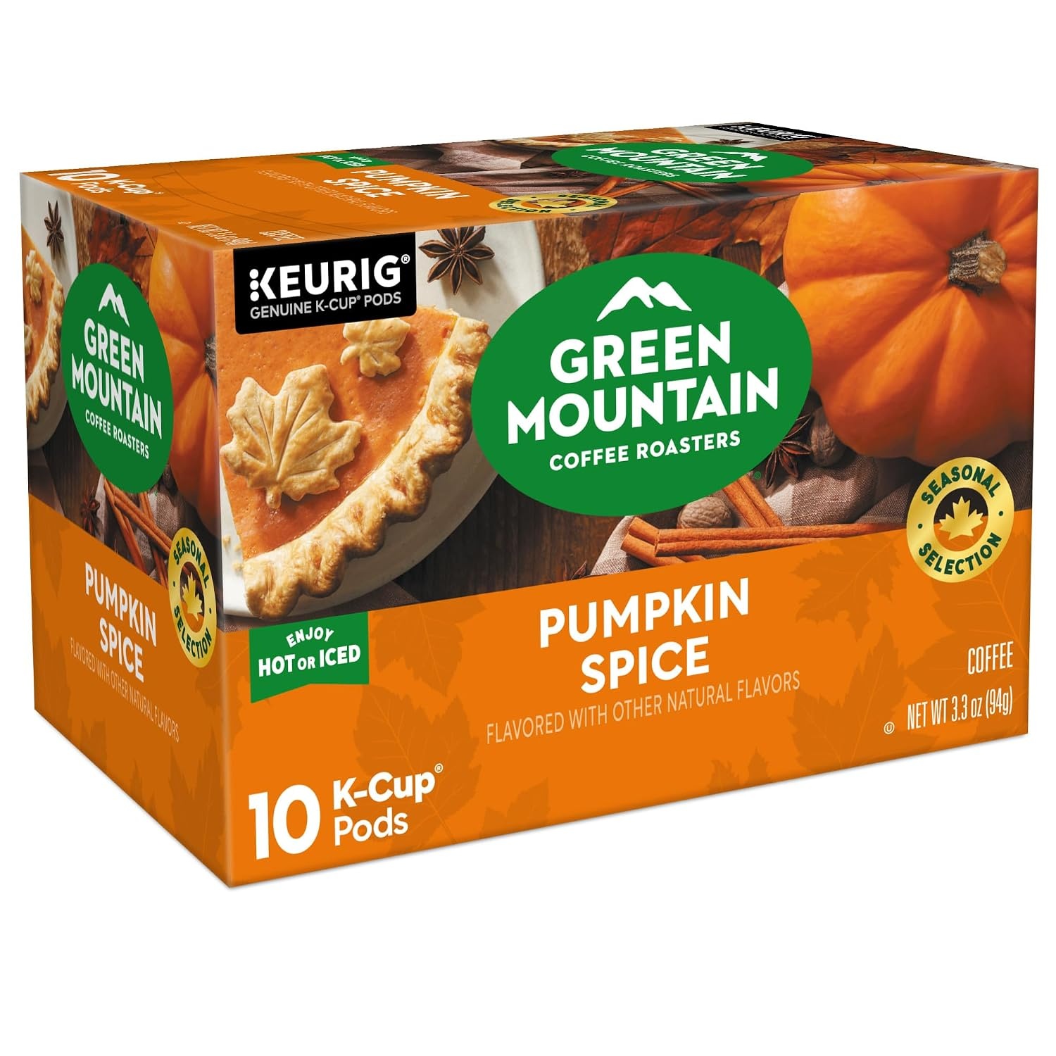 image:imageGreen Mountain Coffee Roasters Caramel Vanilla Cream Coffee Keurig SingleServe KCup pods Light Roast 96 CountPumpkin Spice