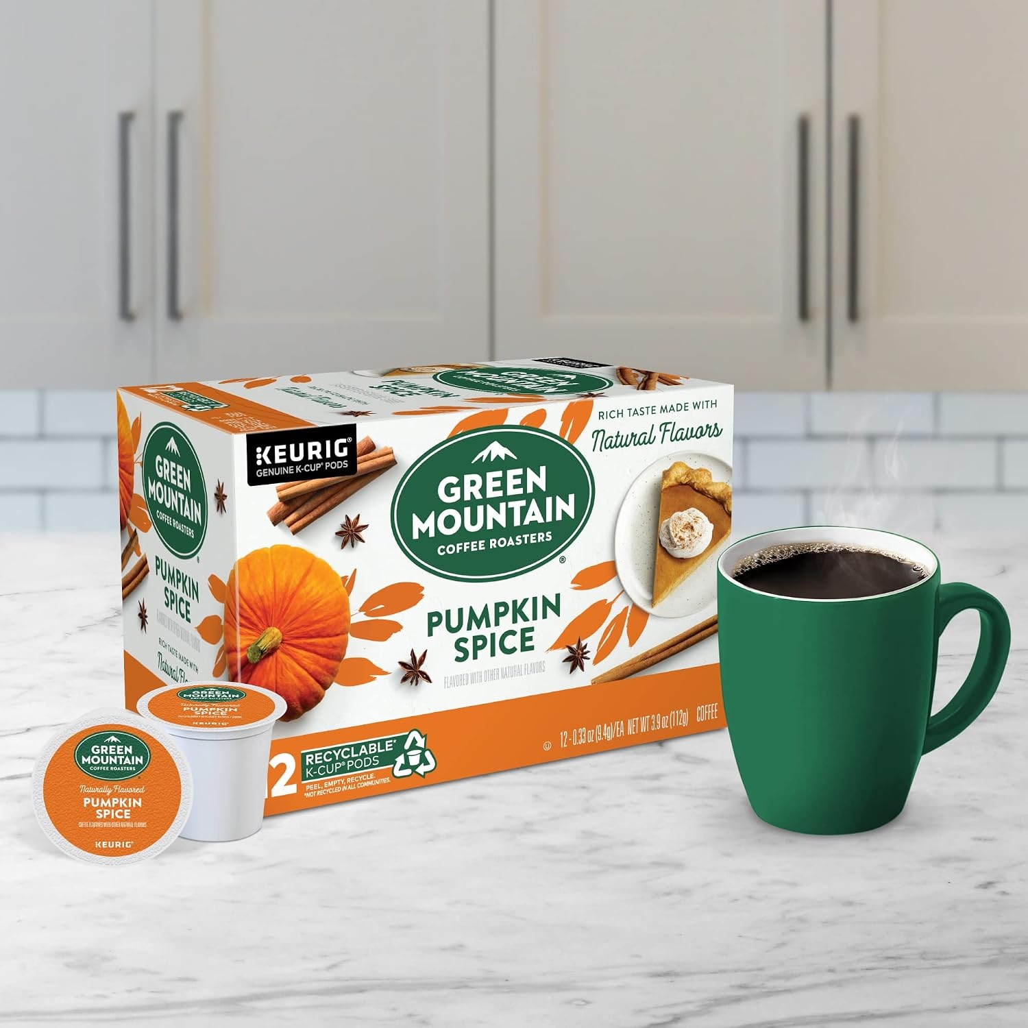 image:imageGreen Mountain Coffee Roasters Caramel Vanilla Cream Coffee Keurig SingleServe KCup pods Light Roast 96 CountPumpkin Spice