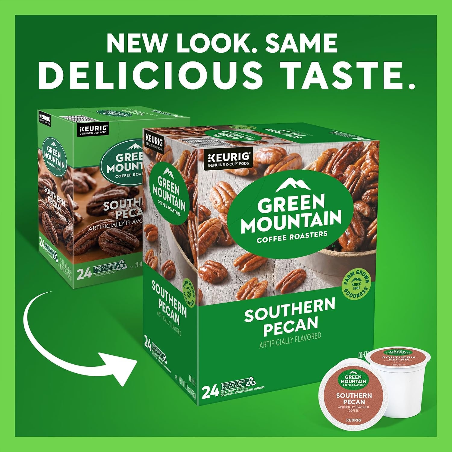 image:imageGreen Mountain Coffee Roasters Caramel Vanilla Cream Coffee Keurig SingleServe KCup pods Light Roast 96 CountSouthern Pecan