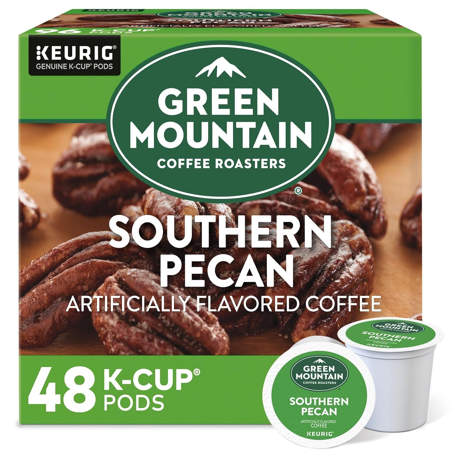 image:imageGreen Mountain Coffee Roasters Caramel Vanilla Cream Coffee Keurig SingleServe KCup pods Light Roast 96 CountSouthern Pecan