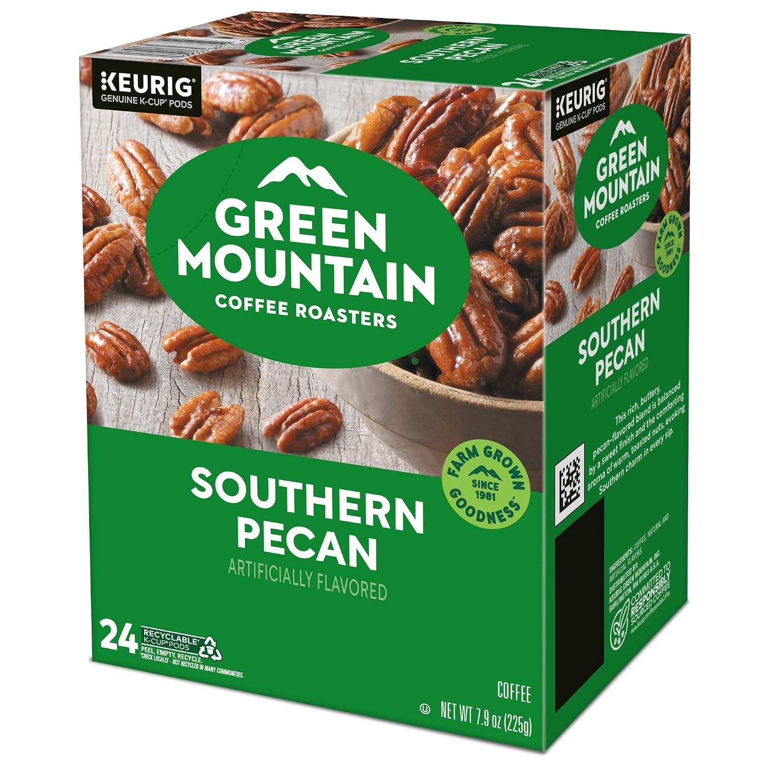 image:imageGreen Mountain Coffee Roasters Caramel Vanilla Cream Coffee Keurig SingleServe KCup pods Light Roast 96 CountSouthern Pecan