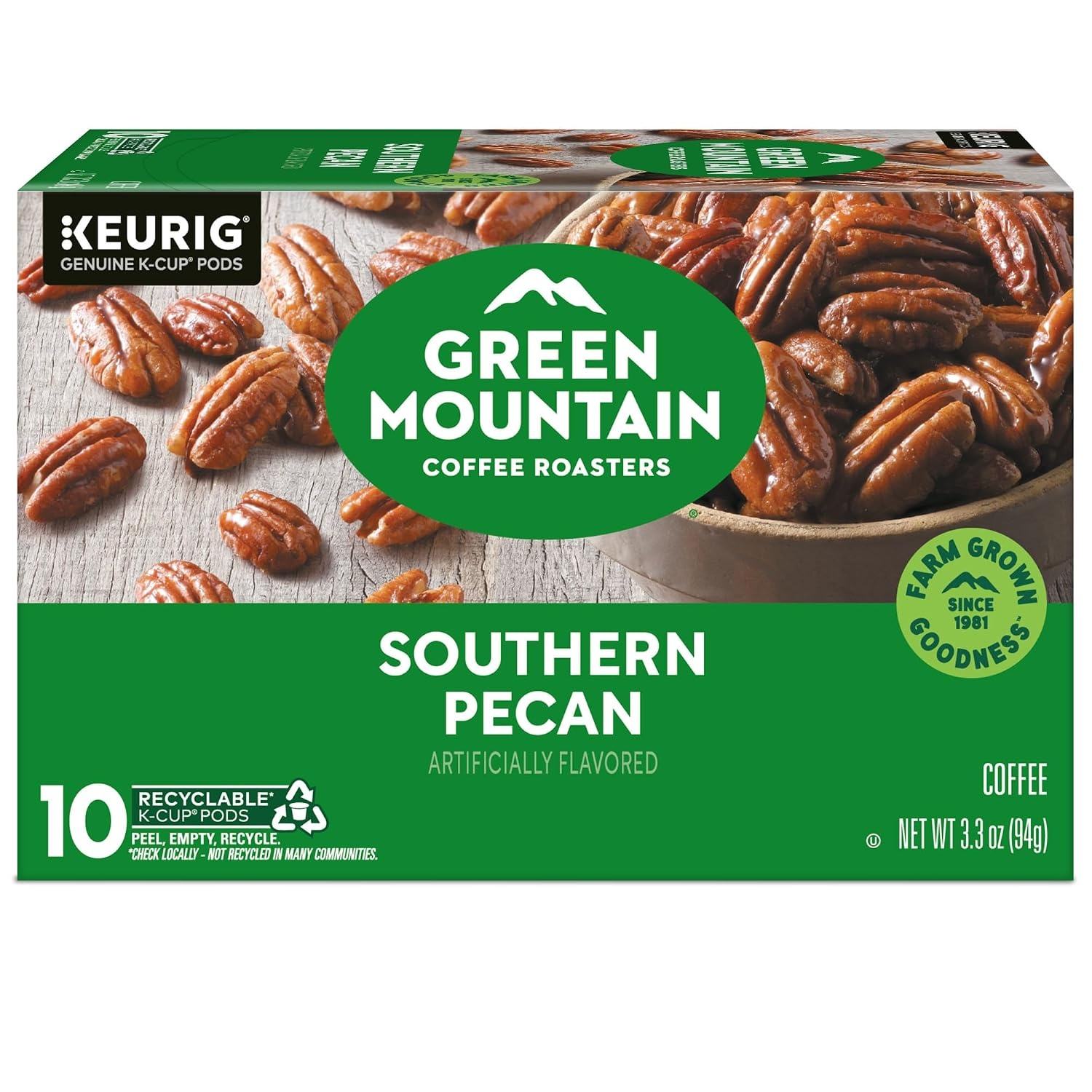 image:imageGreen Mountain Coffee Roasters Caramel Vanilla Cream Coffee Keurig SingleServe KCup pods Light Roast 96 CountSouthern Pecan