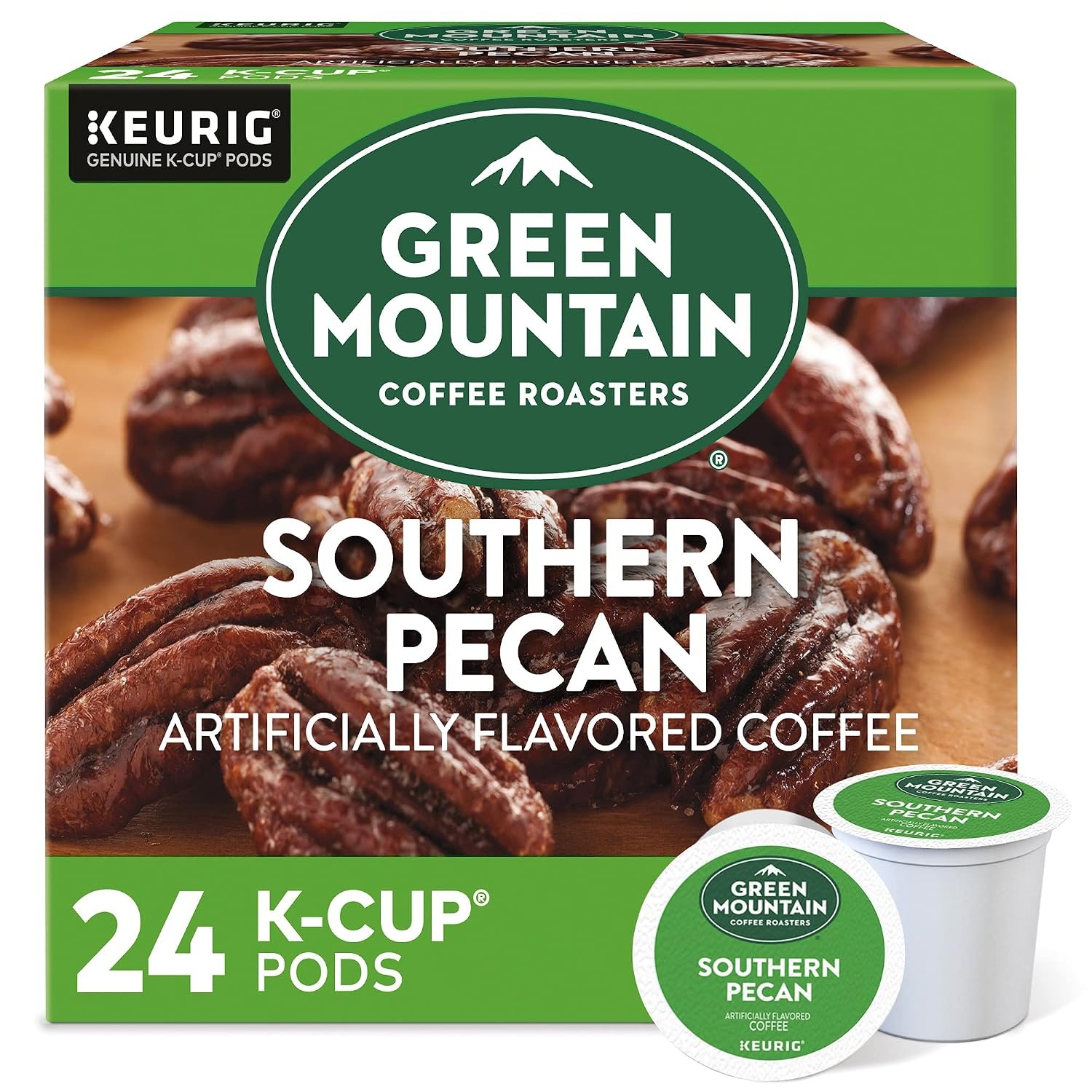 image:imageGreen Mountain Coffee Roasters Caramel Vanilla Cream Coffee Keurig SingleServe KCup pods Light Roast 96 CountSouthern Pecan