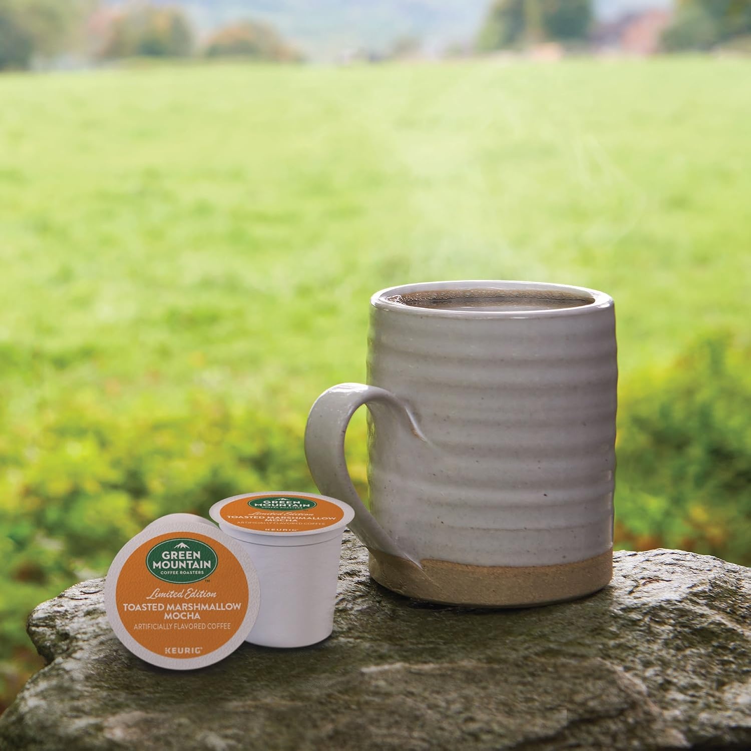image:imageGreen Mountain Coffee Roasters Caramel Vanilla Cream Coffee Keurig SingleServe KCup pods Light Roast 96 CountToasted Marshmallow Mocha