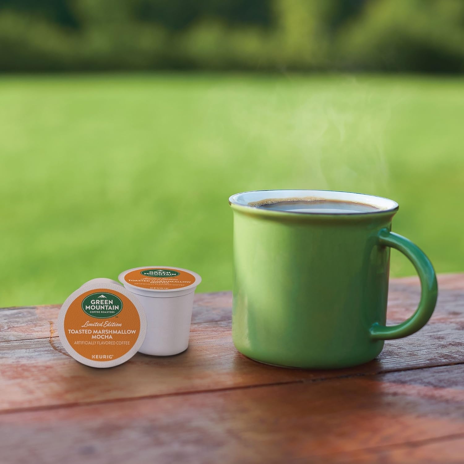 image:imageGreen Mountain Coffee Roasters Caramel Vanilla Cream Coffee Keurig SingleServe KCup pods Light Roast 96 CountToasted Marshmallow Mocha