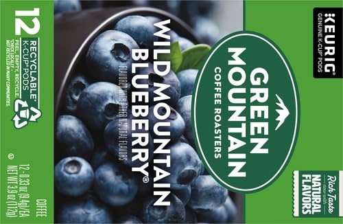 image:imageGreen Mountain Coffee Roasters Caramel Vanilla Cream Coffee Keurig SingleServe KCup pods Light Roast 96 CountWild Mountain Blueberry