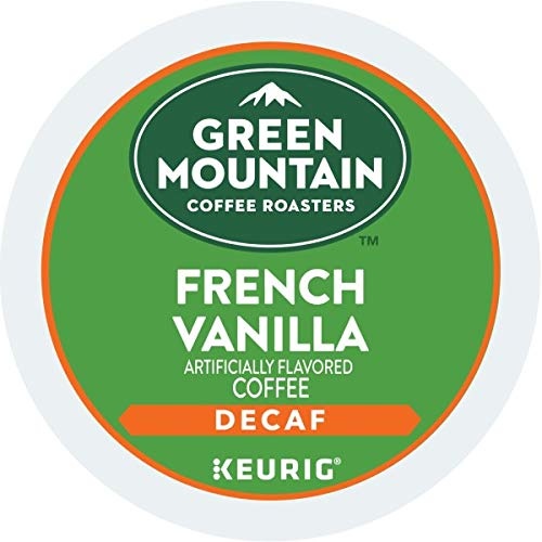 image:imageGreen Mountain Coffee Roasters Hazelnut Decaf SingleServe Keurig KCup Pods Flavored Light Roast Coffee Pods 96 CountFrench Vanilla