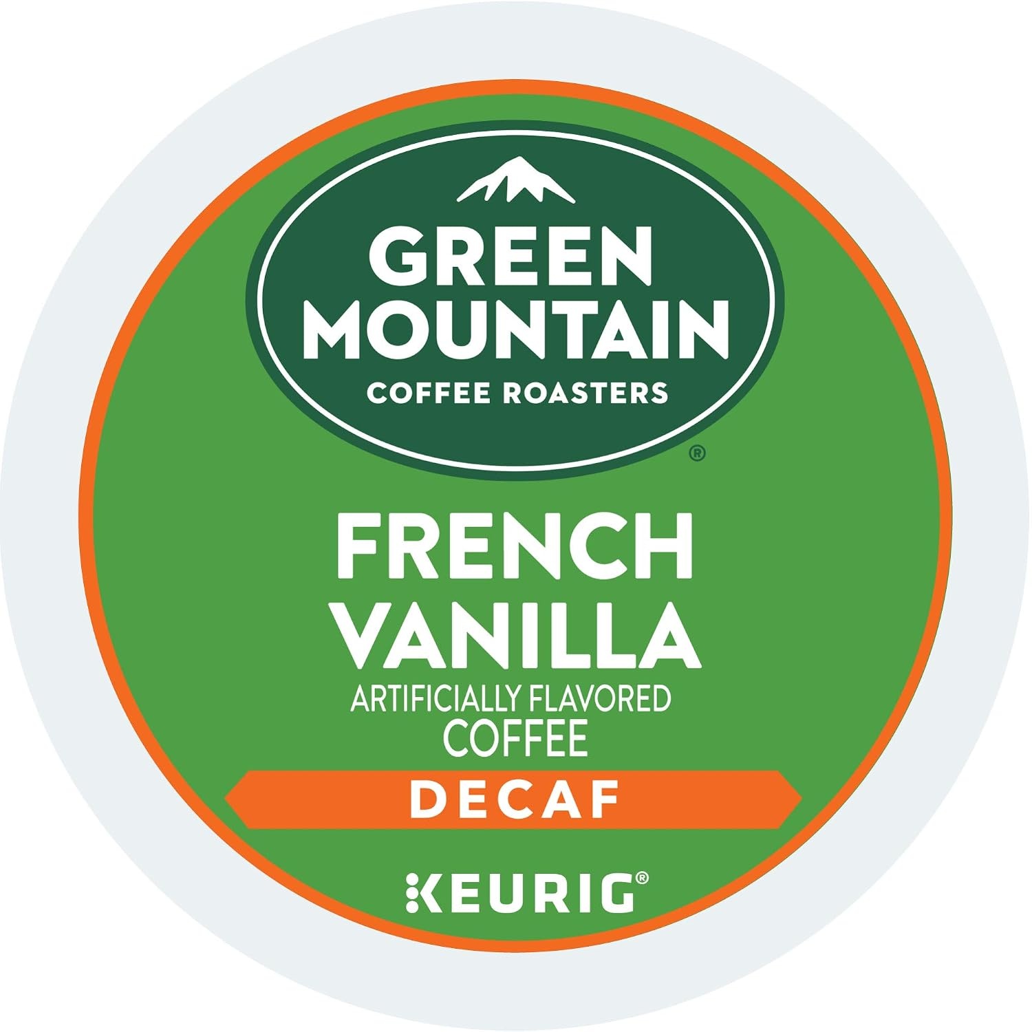 image:imageGreen Mountain Coffee Roasters Hazelnut Decaf SingleServe Keurig KCup Pods Flavored Light Roast Coffee Pods 96 CountFrench Vanilla