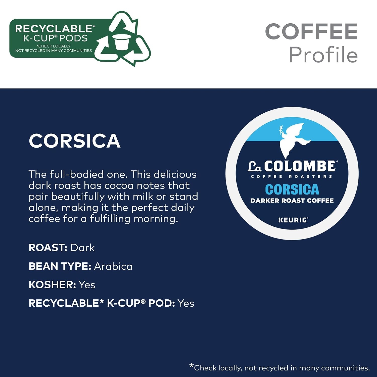 image:imageLa Colombe Coffee Pods Corsica 78 OunceCorsica