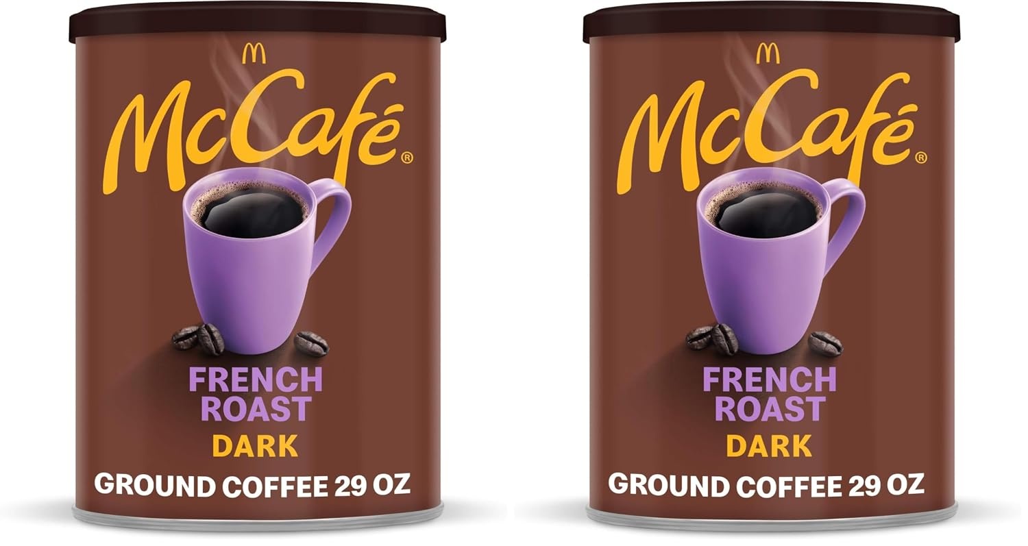 image:imageMcCafe Colombian Ground Coffee MediumDark Roast Mild Fruity Flavors Premium Quality Responsibly Sourced Kosher Certified 22oz BagFrench Roast