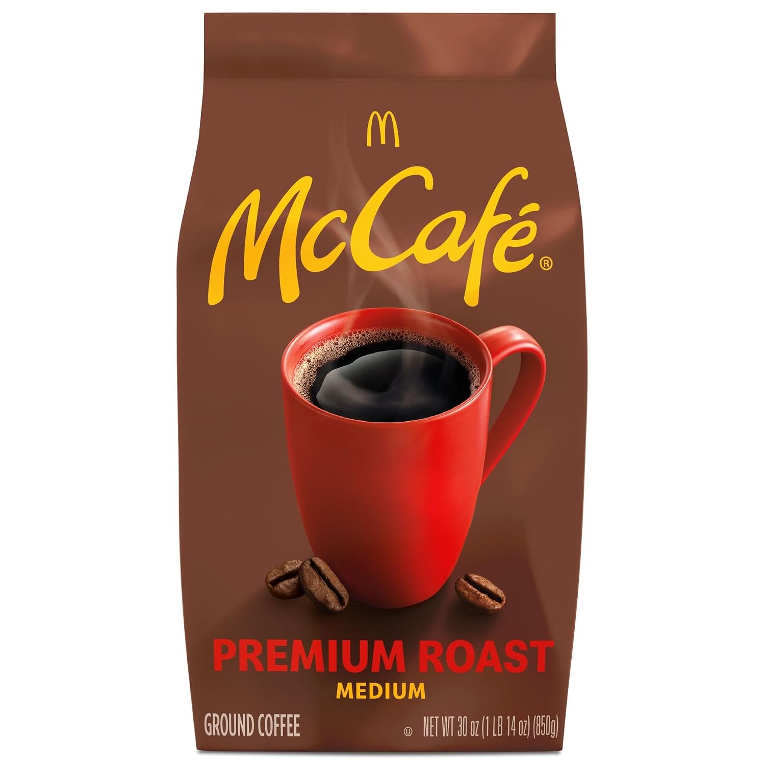 image:imageMcCafe Colombian Ground Coffee MediumDark Roast Mild Fruity Flavors Premium Quality Responsibly Sourced Kosher Certified 22oz BagPremium