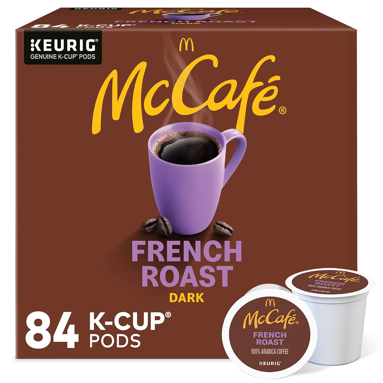 image:imageMcCafe French Roast Keurig Single Serve KCup Pods Dark Roast Coffee Pods 84 CountFrench Roast