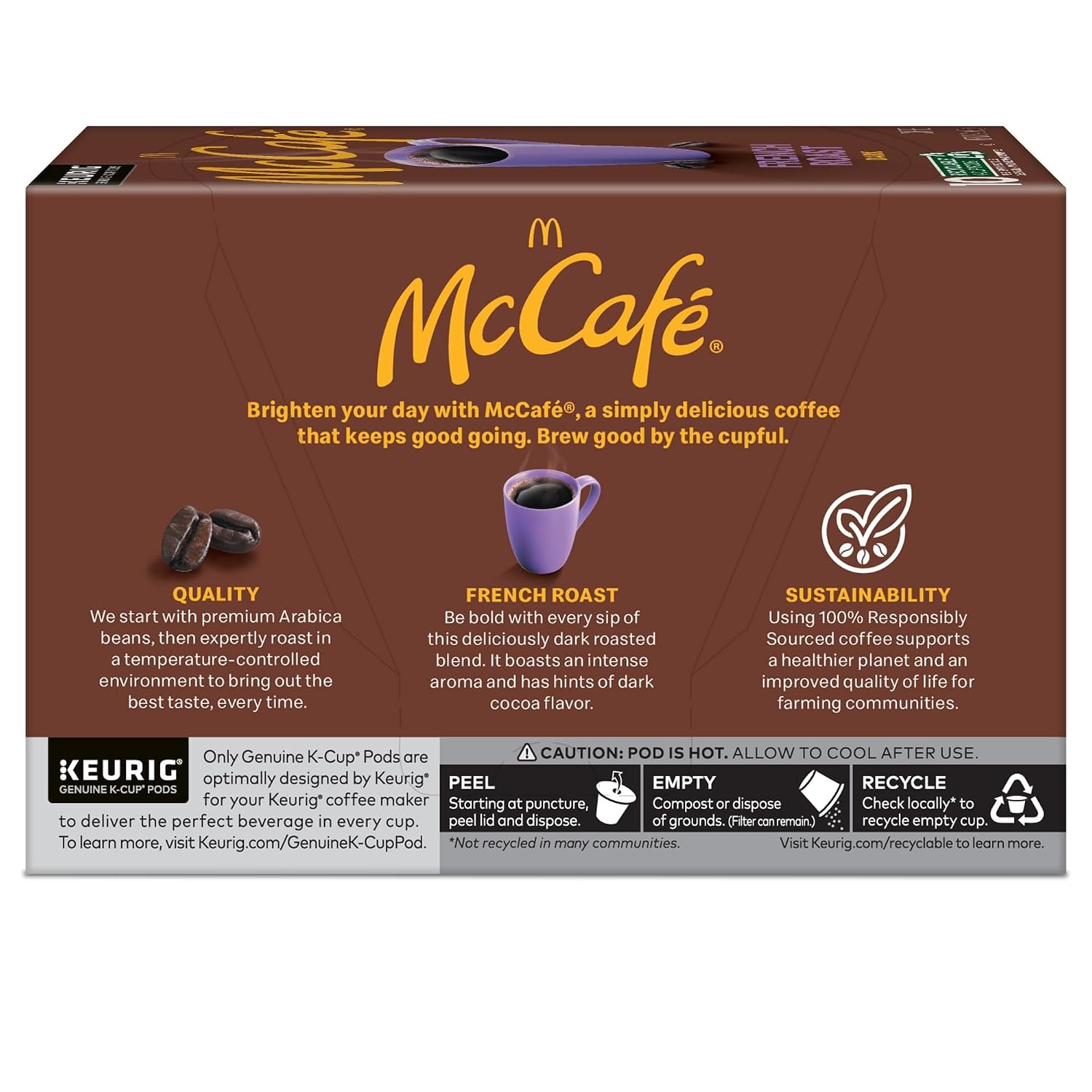 image:imageMcCafe French Roast Keurig Single Serve KCup Pods Dark Roast Coffee Pods 84 CountFrench Roast