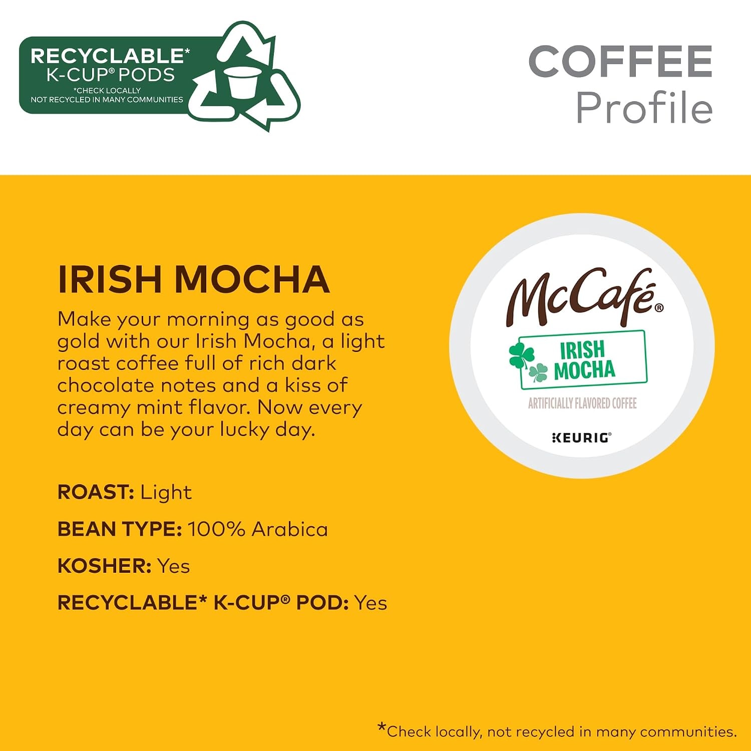image:imageMcCafe Strawberry Crme Pie 96ct 4 Packs of 24Irish Mocha