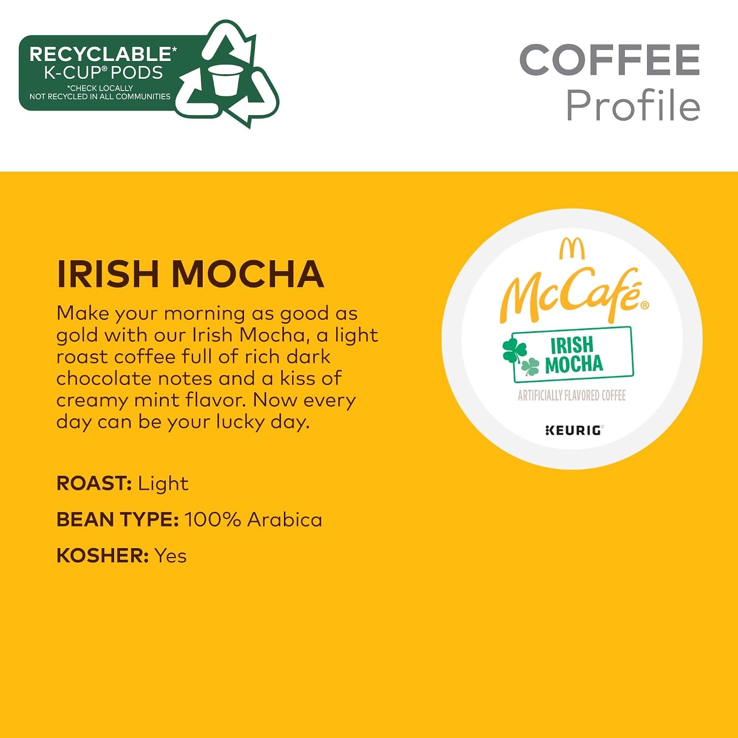 image:imageMcCafe Strawberry Crme Pie 96ct 4 Packs of 24Irish Mocha