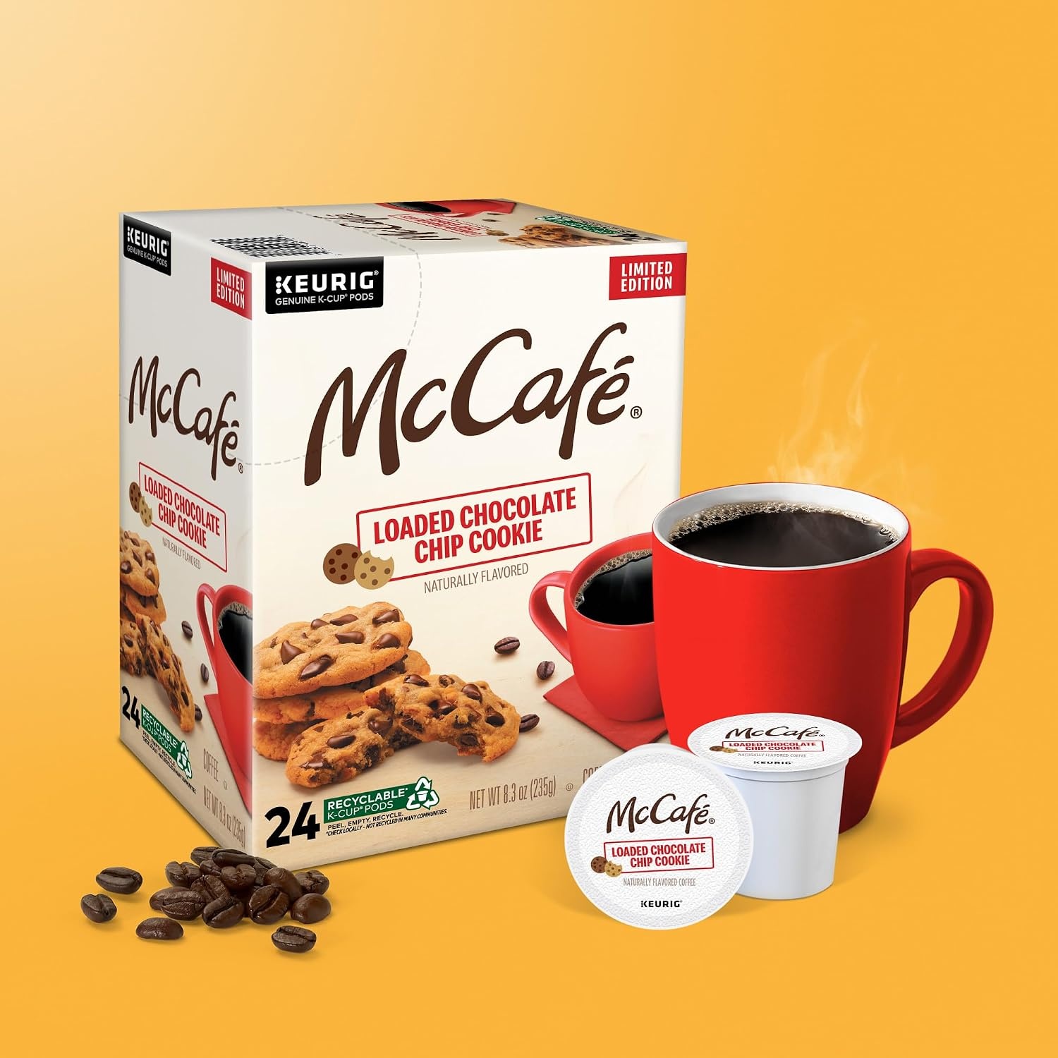 image:imageMcCafe Strawberry Crme Pie 96ct 4 Packs of 24Loaded Chocolate Chip Cookie