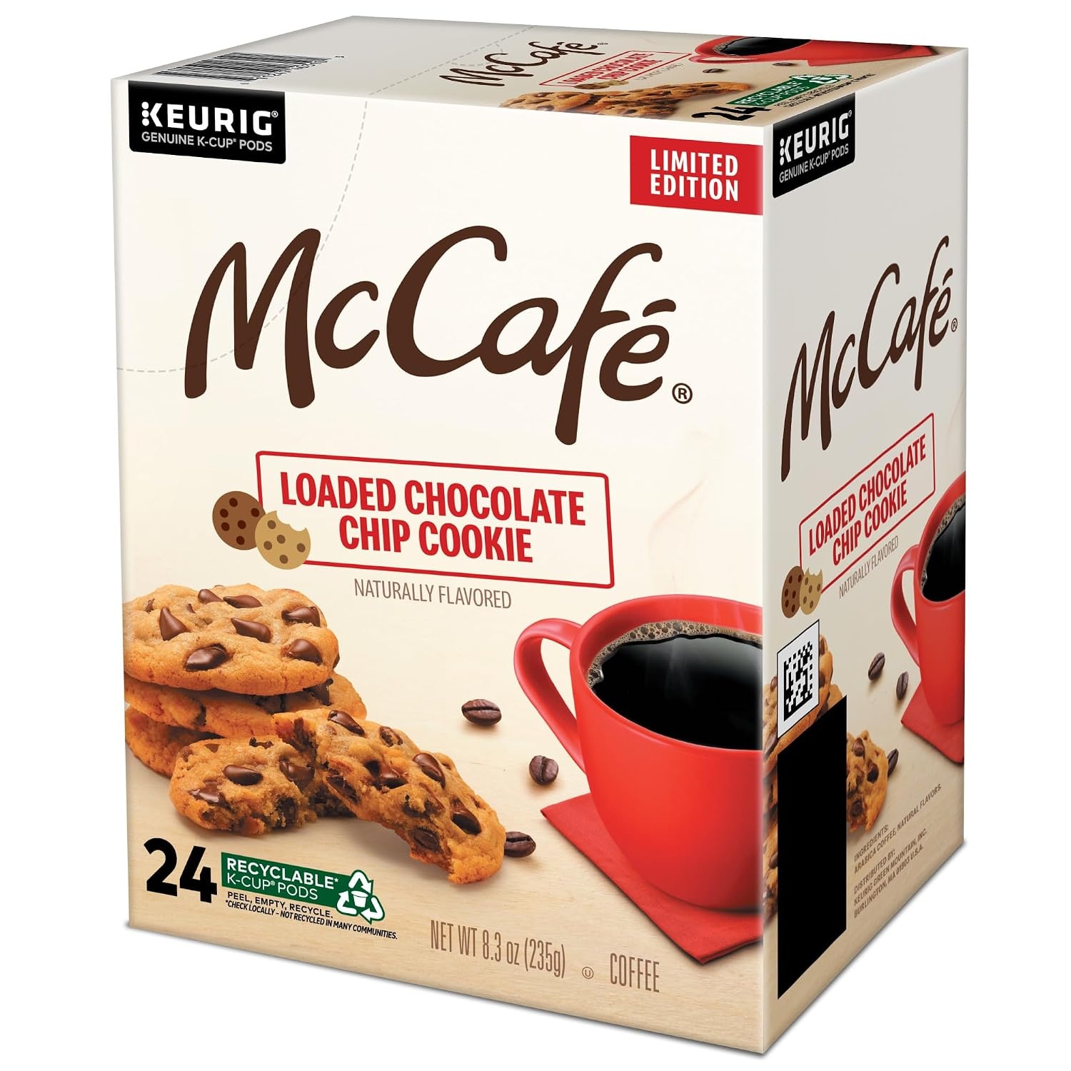 image:imageMcCafe Strawberry Crme Pie 96ct 4 Packs of 24Loaded Chocolate Chip Cookie