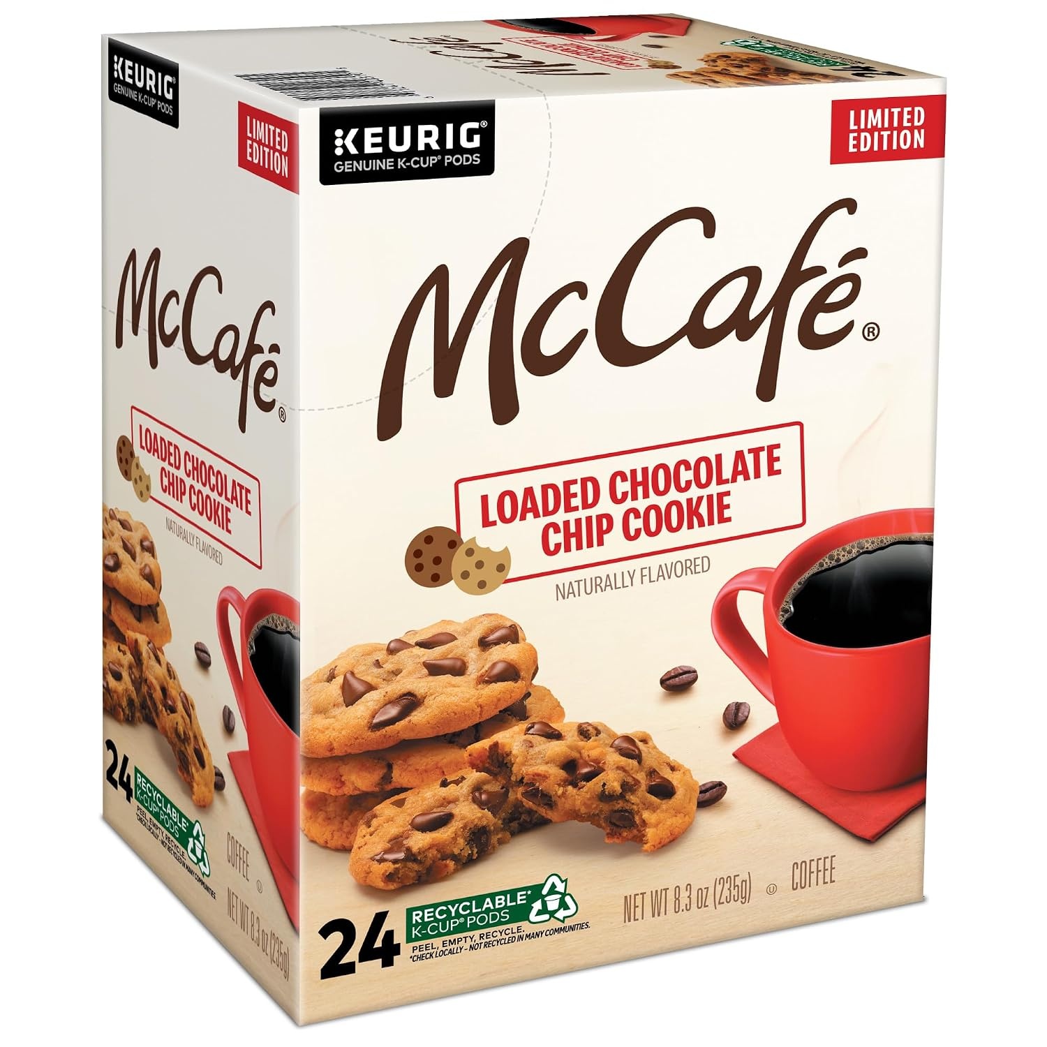 image:imageMcCafe Strawberry Crme Pie 96ct 4 Packs of 24Loaded Chocolate Chip Cookie