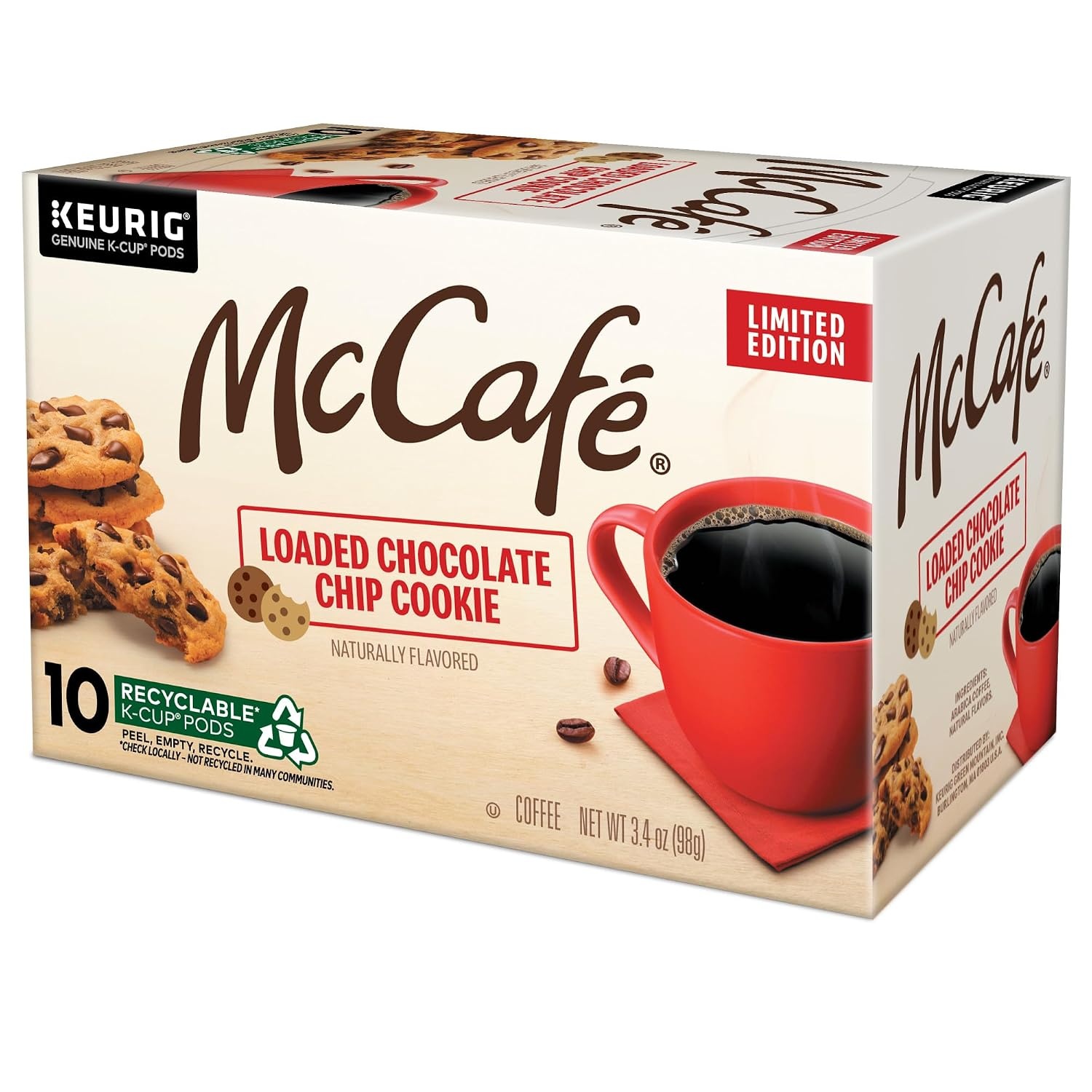 image:imageMcCafe Strawberry Crme Pie 96ct 4 Packs of 24Loaded Chocolate Chip Cookie
