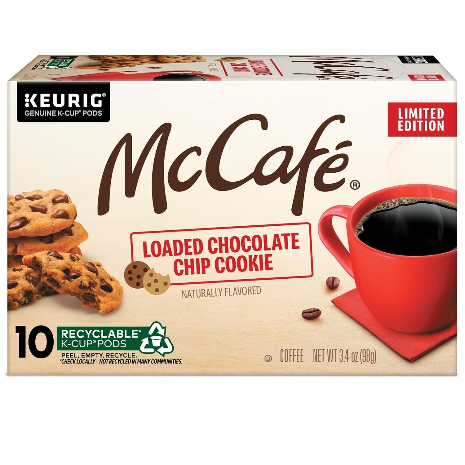 image:imageMcCafe Strawberry Crme Pie 96ct 4 Packs of 24Loaded Chocolate Chip Cookie