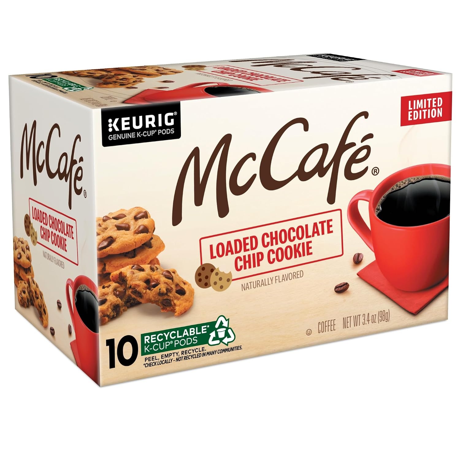 image:imageMcCafe Strawberry Crme Pie 96ct 4 Packs of 24Loaded Chocolate Chip Cookie