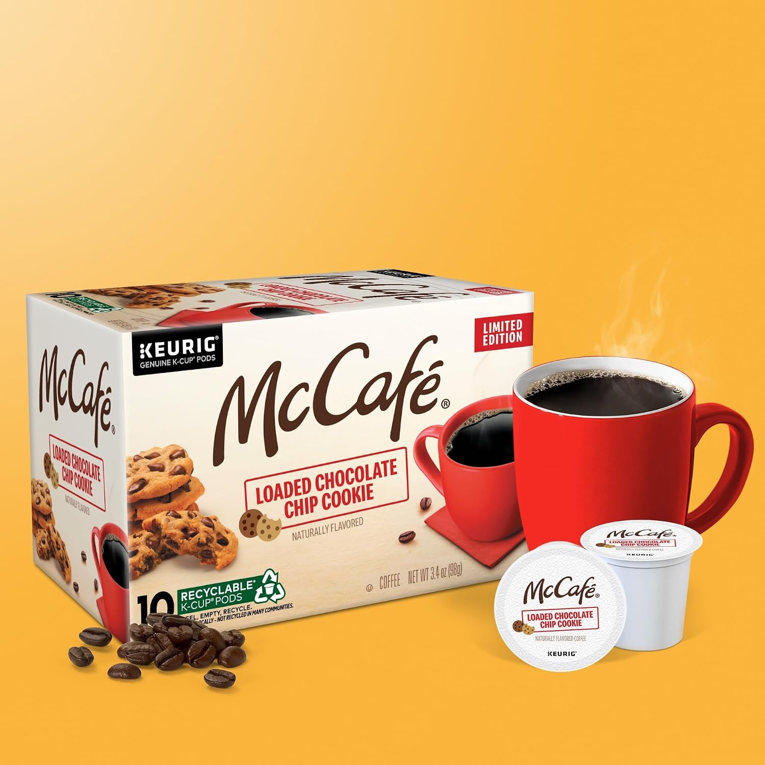 image:imageMcCafe Strawberry Crme Pie 96ct 4 Packs of 24Loaded Chocolate Chip Cookie