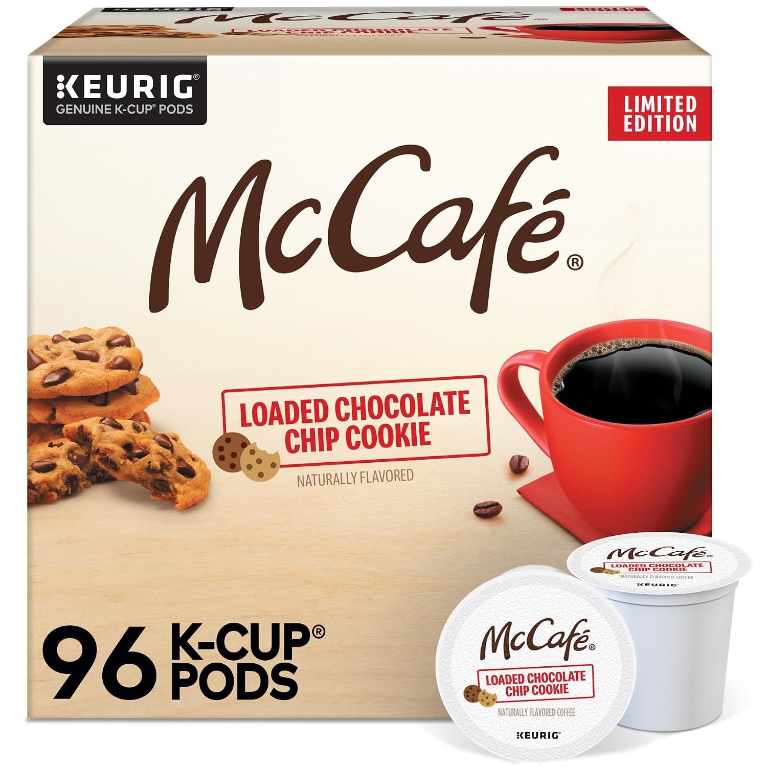 image:imageMcCafe Strawberry Crme Pie 96ct 4 Packs of 24Loaded Chocolate Chip Cookie