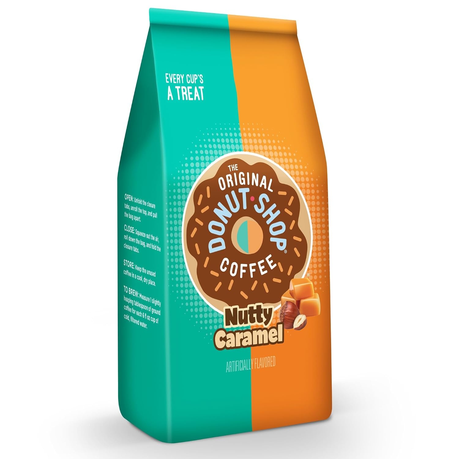 image:imageThe Original Donut Shop Coffee Regular Medium Roast Ground Coffee 12 oz BagNutty Caramel