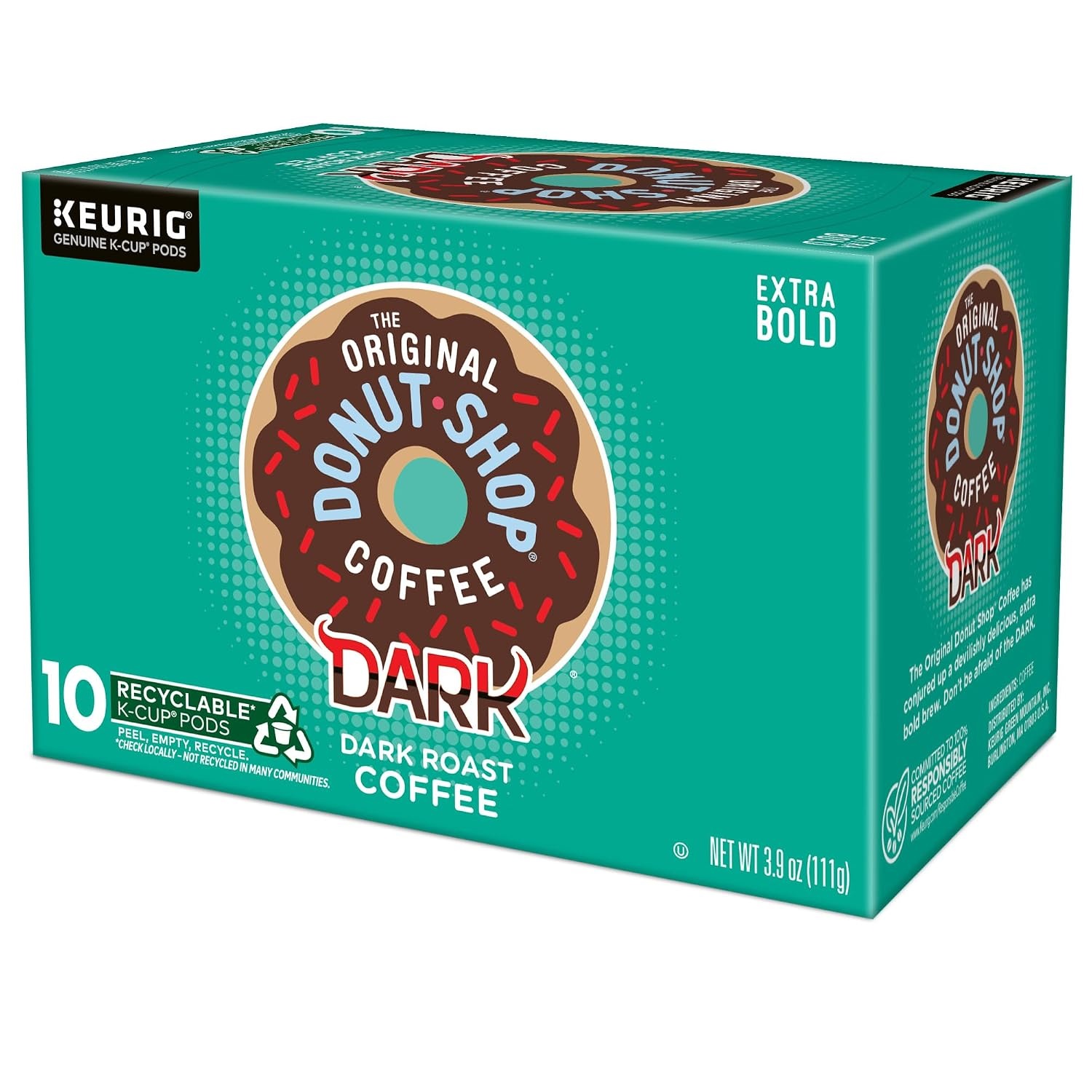 image:imageThe Original Donut Shop Dark SingleServe Keurig KCup Pods Dark Roast Coffee Pods 96 CountDark