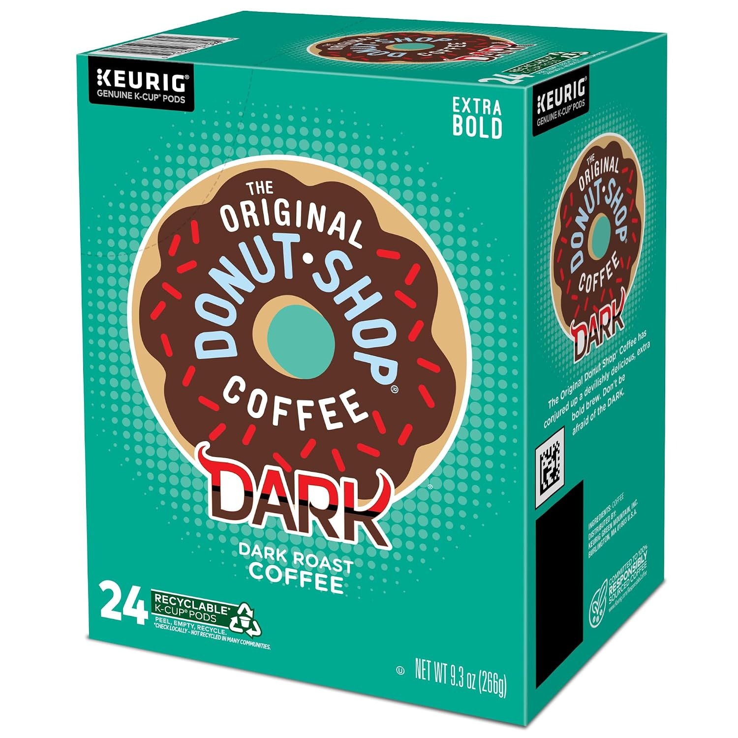 image:imageThe Original Donut Shop Dark SingleServe Keurig KCup Pods Dark Roast Coffee Pods 96 CountDark