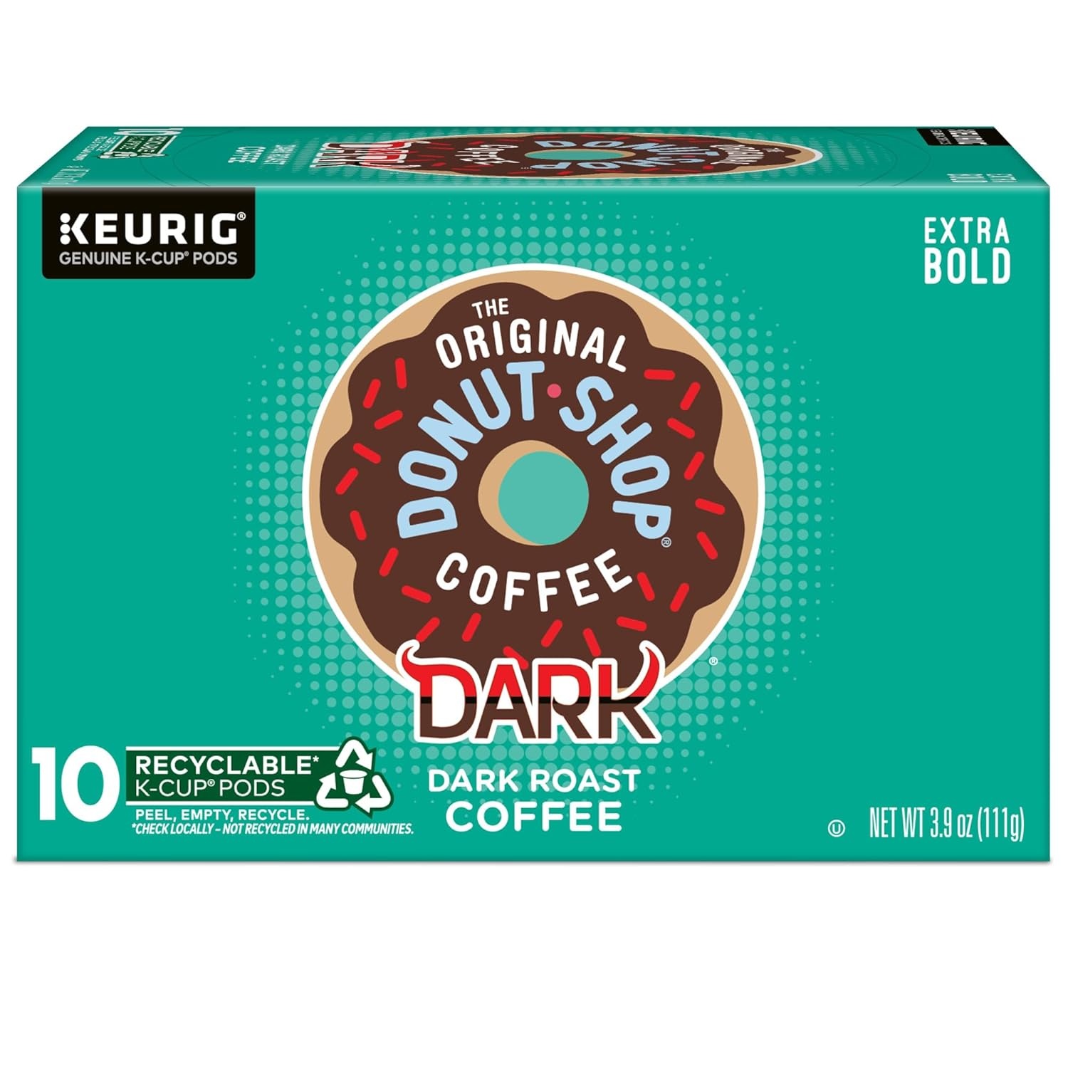 image:imageThe Original Donut Shop Dark SingleServe Keurig KCup Pods Dark Roast Coffee Pods 96 CountDark