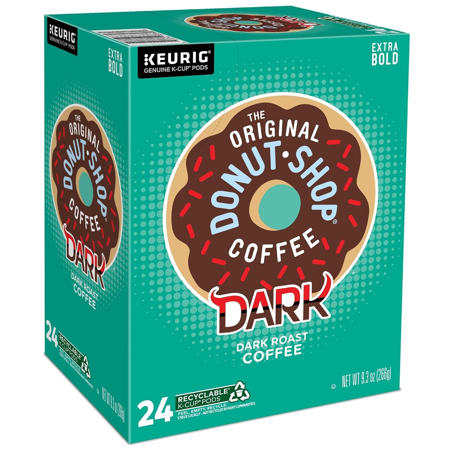 image:imageThe Original Donut Shop Dark SingleServe Keurig KCup Pods Dark Roast Coffee Pods 96 CountDark