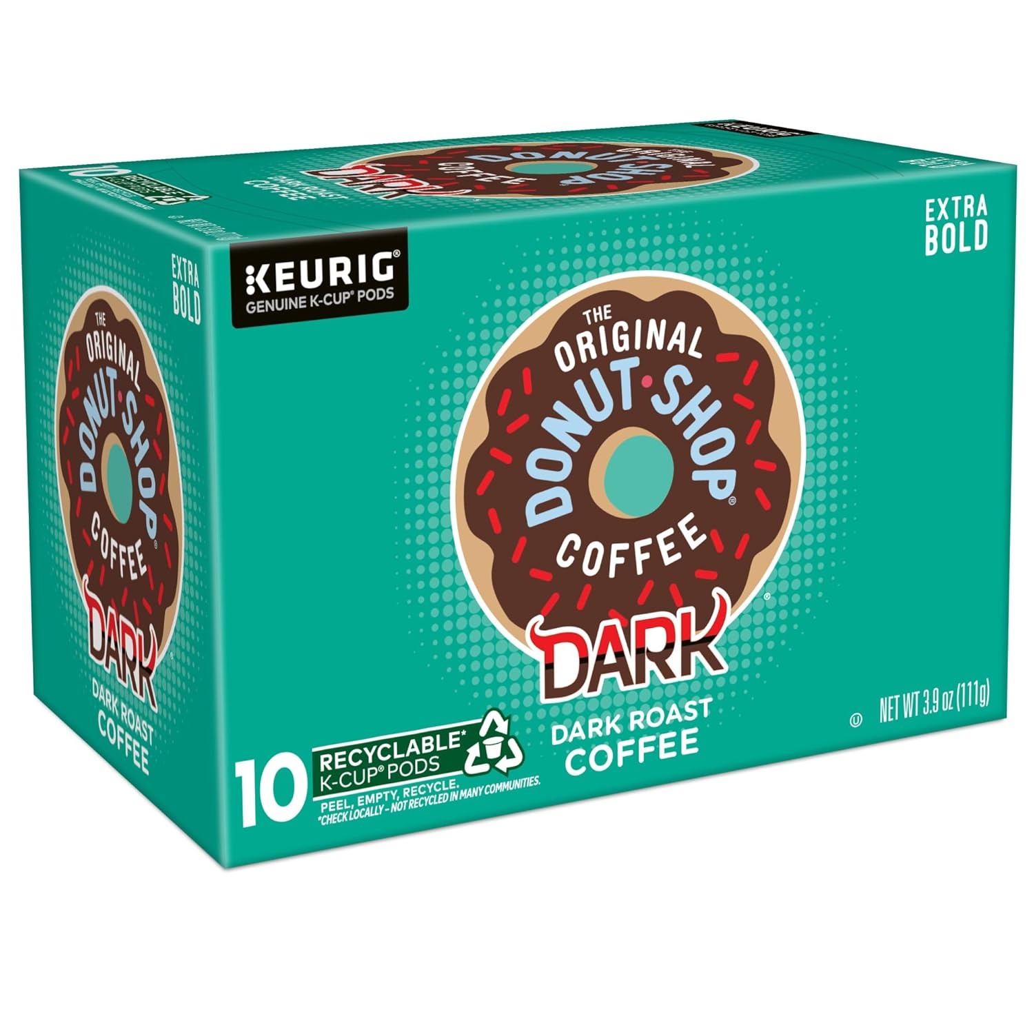 image:imageThe Original Donut Shop Dark SingleServe Keurig KCup Pods Dark Roast Coffee Pods 96 CountDark