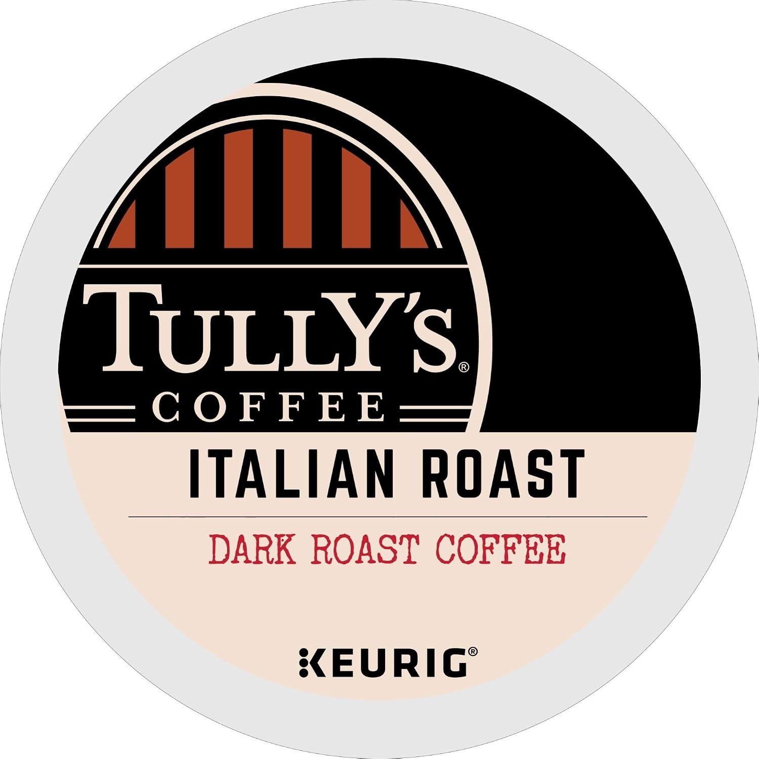 image:imageTullys Coffee French Roast Decaf Keurig SingleServe KCup Pods Dark Roast 96 CountItalian Roast