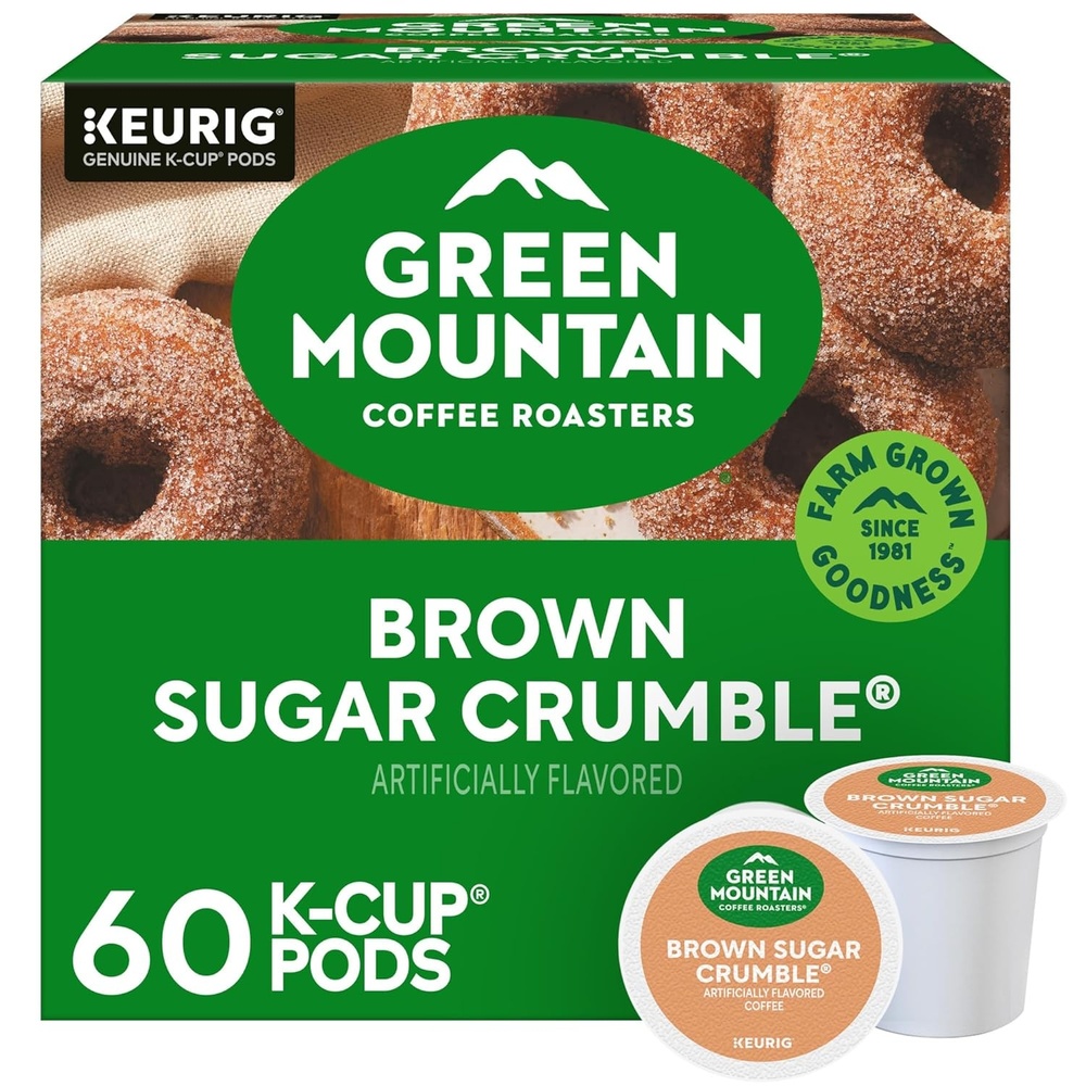 image:imageGreen Mountain Coffee Roasters Caramel Vanilla Cream Coffee Keurig SingleServe KCup pods Light Roast 96 CountBrown Sugar Crumble