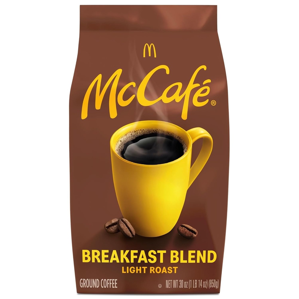 image:imageMcCafe Colombian Ground Coffee MediumDark Roast Mild Fruity Flavors Premium Quality Responsibly Sourced Kosher Certified 22oz BagBreakfast Blend