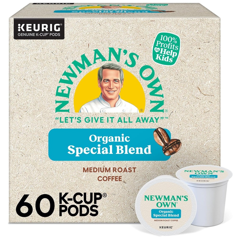 image:imageNewmans Own Organics Special Blend Keurig SingleServe KCup Pods Medium Roast Coffee 72 CountSpecial Blend