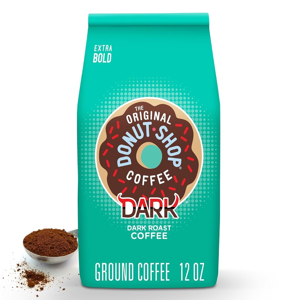 image:imageThe Original Donut Shop Coffee Regular Medium Roast Ground Coffee 12 oz BagDark