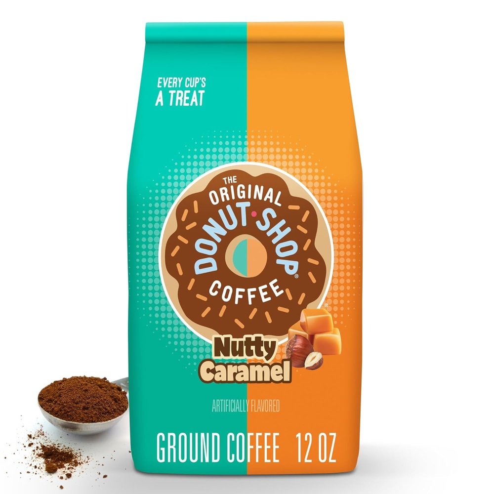 image:imageThe Original Donut Shop Coffee Regular Medium Roast Ground Coffee 12 oz BagNutty Caramel